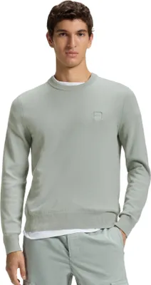 Produktbild von Boss Orange Pullover Rundhalsausschnitt hellgrün einfarbig