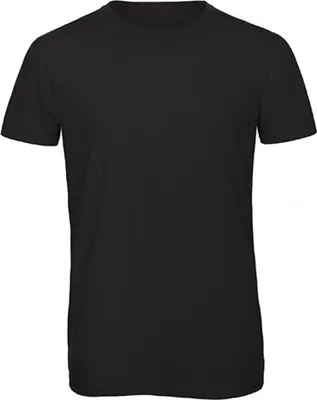 Produktbild von B&C TM055 | Herren Triblend T-Shirt /langlebig, flexibel und faltenfrei - Farbe: Black - Größe: M