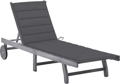 Produktbild von Loungesessel - Liegesessel - Gartenstuhl - Liegebett - Gartenliegesessel - Massives Akazienholz