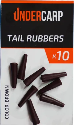 Produktbild von Undercarp Tail Rubbers - Brown