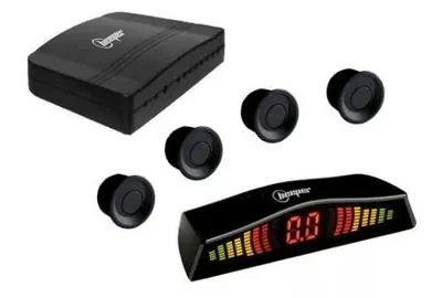Produktbild von BEEPER RK006/4, Rückwärts-Parksensor, LCD, Schwarz, 30 - 150 cm, -30 - 80 °C, 12 V