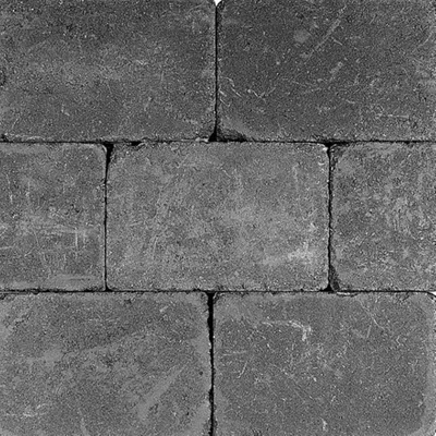 Productafbeelding van Pebblestones Plus 20 x 30 x 6 cm tuintegel Antraciet 16,67 stenen per m2, prijs per 1m2 Gardenlux