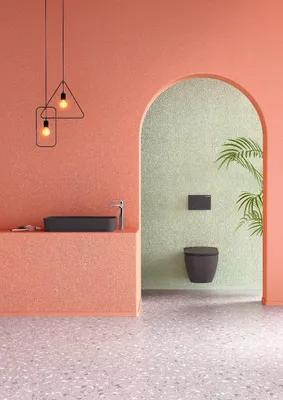 Produktbild von Free Rim Off Wand-WC mit Hygienedusche, anthrazit
