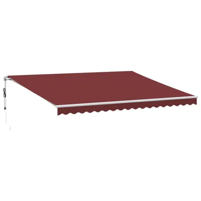 Produktbild von Markise Automatisch Burgunderrot 450x300 cm