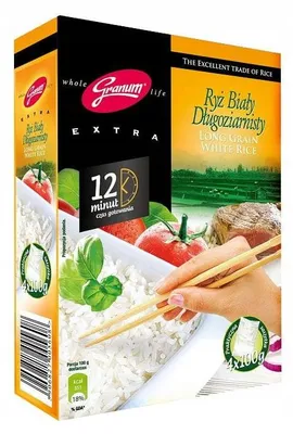 Obrázok produktu pre Ryż biały Granum w woreczkach 4 x 100 g