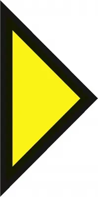 Produktbild von Schild I Feuerwehrzeichen Pfeil, für Schild Gashaupth., Aluminium RA0, reflek...