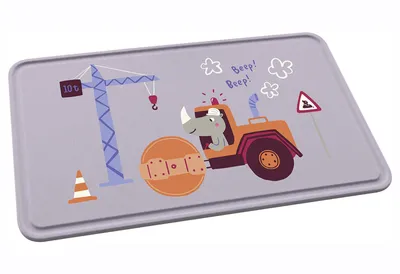 Immagine prodotto di Koziol Frühstücksbrett Connect Board Trucks, Schneidebrett, Brettchen, Kunststoff, Organic Grey, 24 x 15 cm, 8355747