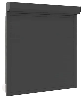 Zdjęcie produktu dla Roleta Antracyt 140 x 150 cm Aluminium i poliuretan