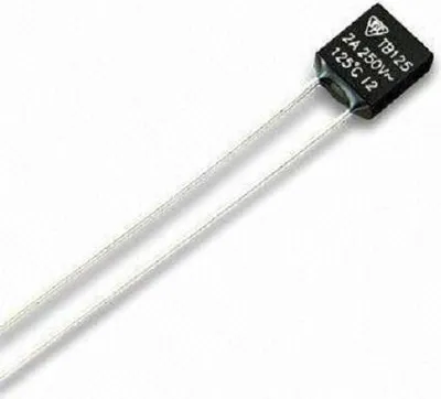 Image de Fusible thermique 2 A 105 °C 250 V CA 2 pièces