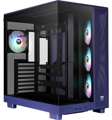 Obrázok produktu pre Thermaltake CA-11E-00MNWN-00, Midi Tower, PC, Modrá, ATX, micro ATX, Mini-ITX, SPCC, Temperované sklo, Hranie