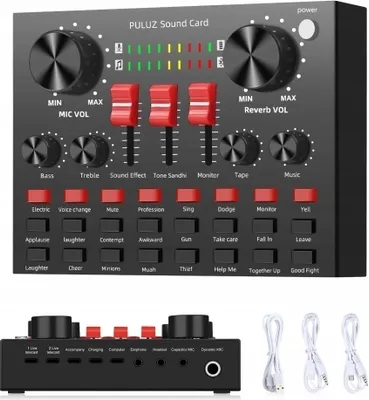 Obrázek produktu pro Hudební zvuková karta Bluetooth VLOG Mixer