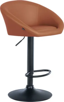 Produktbild von Barhocker Davie Kunstleder schwarz hellbraun
