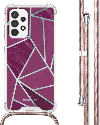 Immagine prodotto di Custodia di design imoshion con cinturino Samsung Galaxy A52(s) (5G/4G) - Bordeaux Graphic