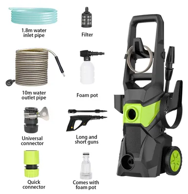 Immagine prodotto di Idropulitrici elettriche – Pistola per pulizia – 1500W – 135 bar – 560 litri/ora