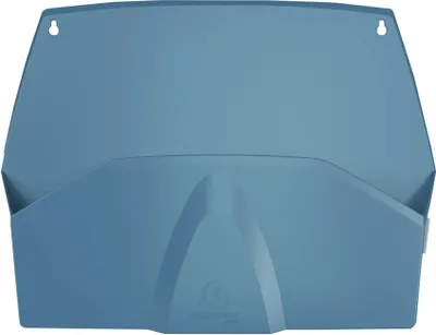 Produktbild von Exacompta 3x Wandprospekthalter 1 Fach, 72x382x289 mm - Blaugrau - 61170D