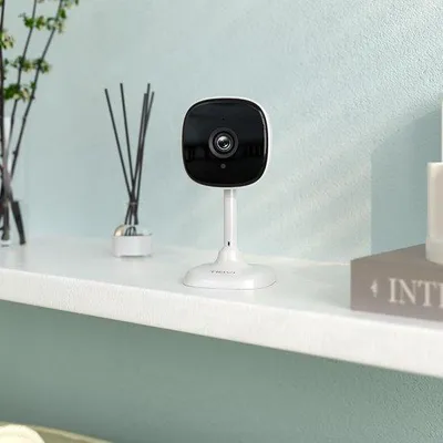 Zdjęcie produktu dla Inteligentna kamera wewnętrzna WiFi, 1080P, Full HD, dwuzakresowa (2.4/5GHz), podczerwień do noktowizji, detekcja ruchu, dwukierunkowy dźwięk do użytku w pomieszczeniach
