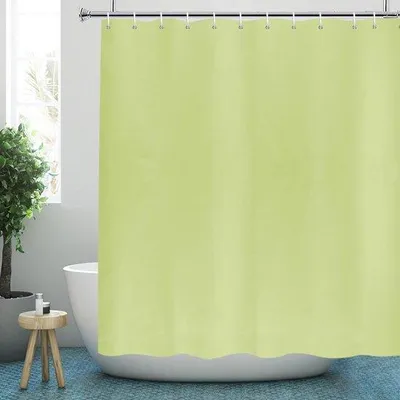 Produktbild von Gelbes Duschvorhang, Polyester, 200x220cm, wassbar, wasserabweisend
