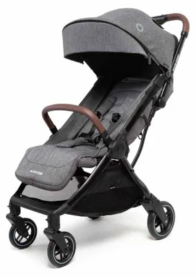 Produktbild von Maxi-Cosi Eva3 Kinderwagen, 0–4 Jahre, 0–22 kg, Baby Kinderwagen, Flache Liegeposition, Automatisch mit 1 Hand klappbar, Select Grey