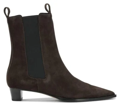 Image de Aeyde bottines femme marron suede en daim - 38