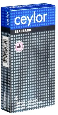Produktbild von Ceylor Blauband 6 Kondome mit Gleitcreme