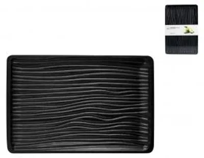 Immagine prodotto di H&H Tagliere In Legno Bambu' Nero, 33X22X1,8Cm