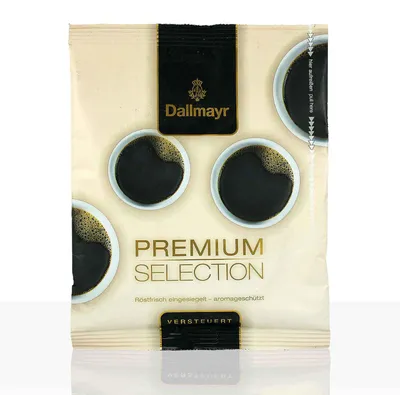 Produktbild von Dallmayr Premium Selection Pouch - 50 x 65g Kaffee im Filterbeutel, Filterkaffee