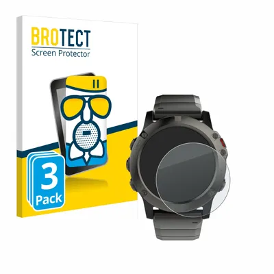 Produktbild von 3x BROTECT Entspiegelungs Schutzglas für Garmin Fenix 5X (51 mm) Schutzfolie Panzer Folie Glas Display Schutz matt