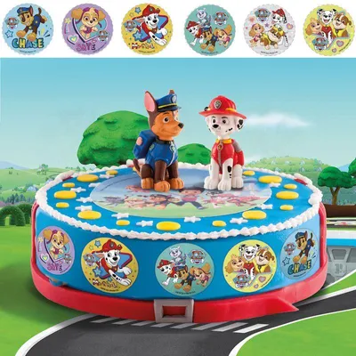 Produktbild von Paw Patrol Mini essbare Tortendeko