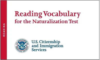Produktbild von Reading Vocabulary for the Naturalization Test