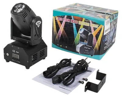 Immagine prodotto di Fari da palcoscenico, 10W, tecnologia LED, controllo DMX, 10W