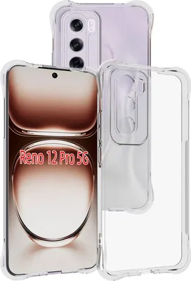 Obrázek produktu pro Pouzdro pro Oppo Reno12 Pro Průhledné Měkké TPU Bumper, Nárazuvzdorné Ochranné Pouzdro