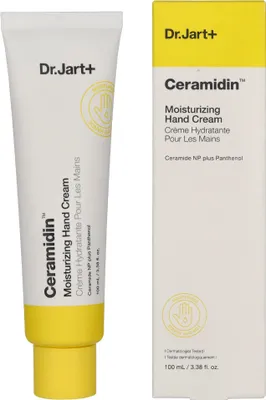 Zdjęcie produktu dla Dr.Jart+ Ceramidin Moisturizing Hand Cream, Krem, Kobiety, Skóra uniwersalna, Nawilżający, Zmiękczający, Wygładzający, 100 ml, Tubka