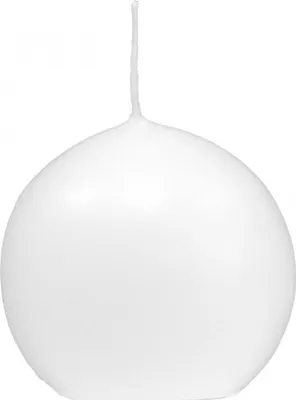 Produktbild von Weiße Kugelkerzen, Hochwertige Tischdeko, Stimmungsvolle Beleuchtung für Hochzeit, Advent, Ø60mm, 16er Set