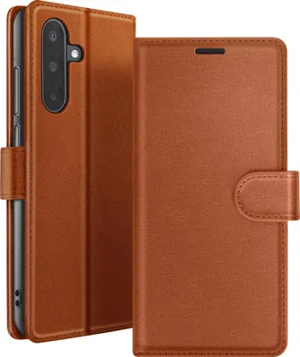 Immagine prodotto di Zanaé, custodia a portafoglio per Galaxy A17 con supporto e patta magnetica, marrone