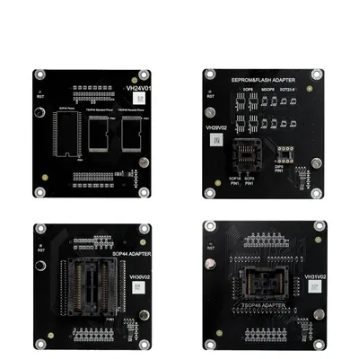 Produktbild von Multi-Prog Programmieradapter, SOP44 und TSOP48 Kompatibilität, Unterstützt FLASH und EEPROM, ALLE 4 Typen Adapter
