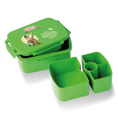 Produktbild von AWAVE® Die Schule der Magischen Tiere Brotdose rPET | Grün, Henrietta
