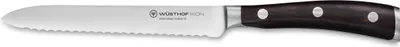Produktbild von Wüsthof Aufschnittmesser mit Wellenschliff / Utility Knife Serrated Edge Ikon 14 cm 1010531614 – EAN 4002293101538 – Art.-Nr. 2023062942