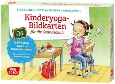 Produktbild von Kinderyoga-Bildkarten für die Grundschule