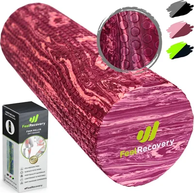 Produktbild von EVA-Schuim-Roller 45x15 cm für Schulter, Hüfte, Beine - Yoga, Pilates, Fitness - Medium-Weich
