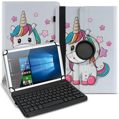 Produktbild von Tablet Tasche Tastatur für Samsung Galaxy Tab S11 S10 S9 FE Hülle Schutzhülle BluetoothFarbe Uni 360 Taschen:Motiv 13