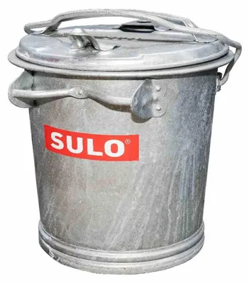 Image de Poubelle galvanisée 35L