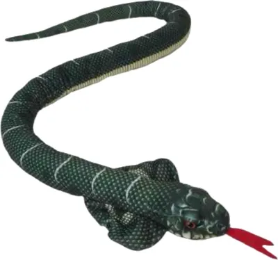Produktbild von Kuscheltier Schlange Kobra dunkelgrün 150 cm
