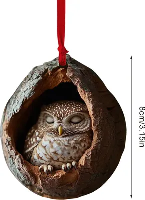 Produktbild von Weihnachten Tier Ornament Cartoon Wald Tier hängende Dekoration 2D flache Acryl Anhänger für Weihnachtsbaum Dekor
