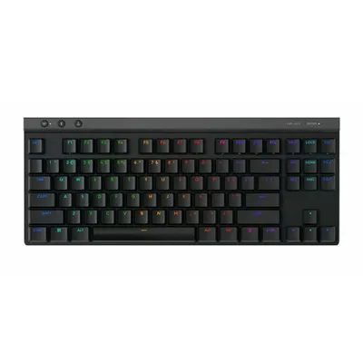 Produktbild von Logitech G G515 LIGHTSPEED TKL, Verkabelt & Kabellos, RF Wireless + Bluetooth, Mechanischer Switch, QWERTY, RGB-LED, Schwarz