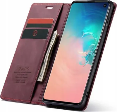 Obrázek produktu pro Pouzdro s klopou na telefon SPACECASE Wallet pro Galaxy S10e Červená