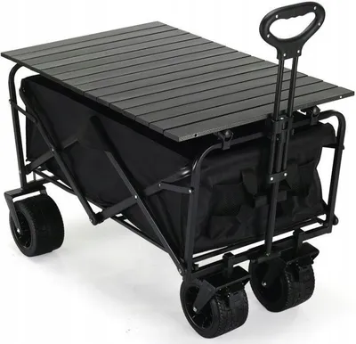 Immagine prodotto di Carrello pieghevole con piano d'appoggio da 150 litri, capacità di carico fino a 200 kg