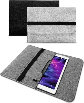 Produktbild von Schutzhülle für VALE V11E / V10E / V10A Filz Tablet Tasche Hülle Cover Filz CaseFarben:Grau