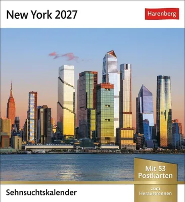 Imagen del producto de Calendario semanal 2027 - 53 postales de Nueva York