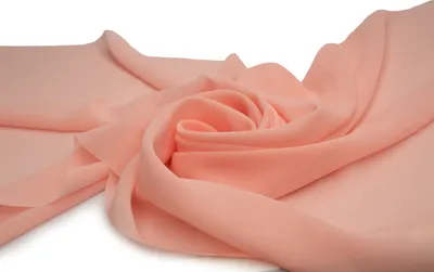 Produktbild von Glatter Chiffon, Voile-Stoff, Puderrosa, 50 x 150 cm