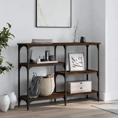 Produktbild von Möbel Konsolentisch Braun Eichen-Optik 102x29x75 cm Holzwerkstoff - Beistelltische &9259